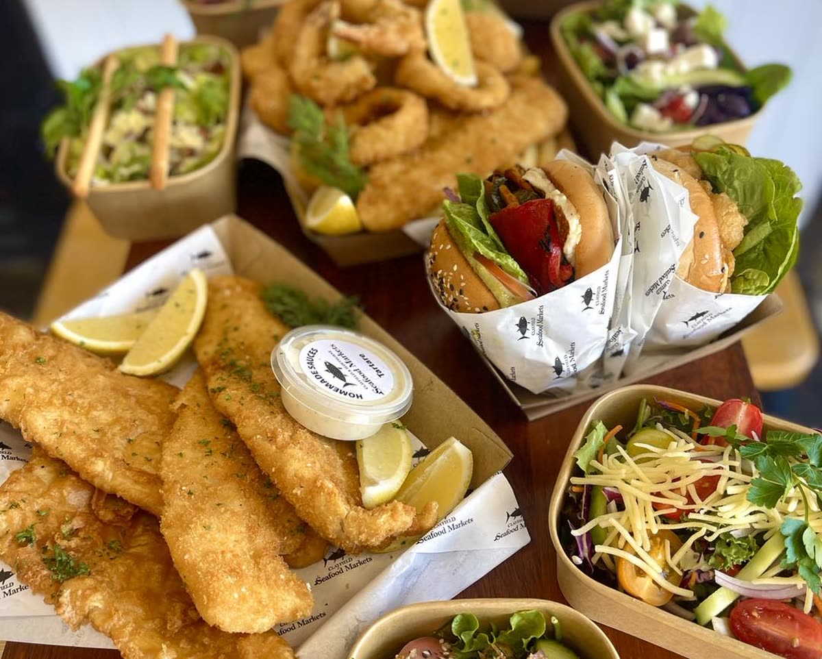 Golden beer-battered fish and chips, Clayfield's award-winning serve