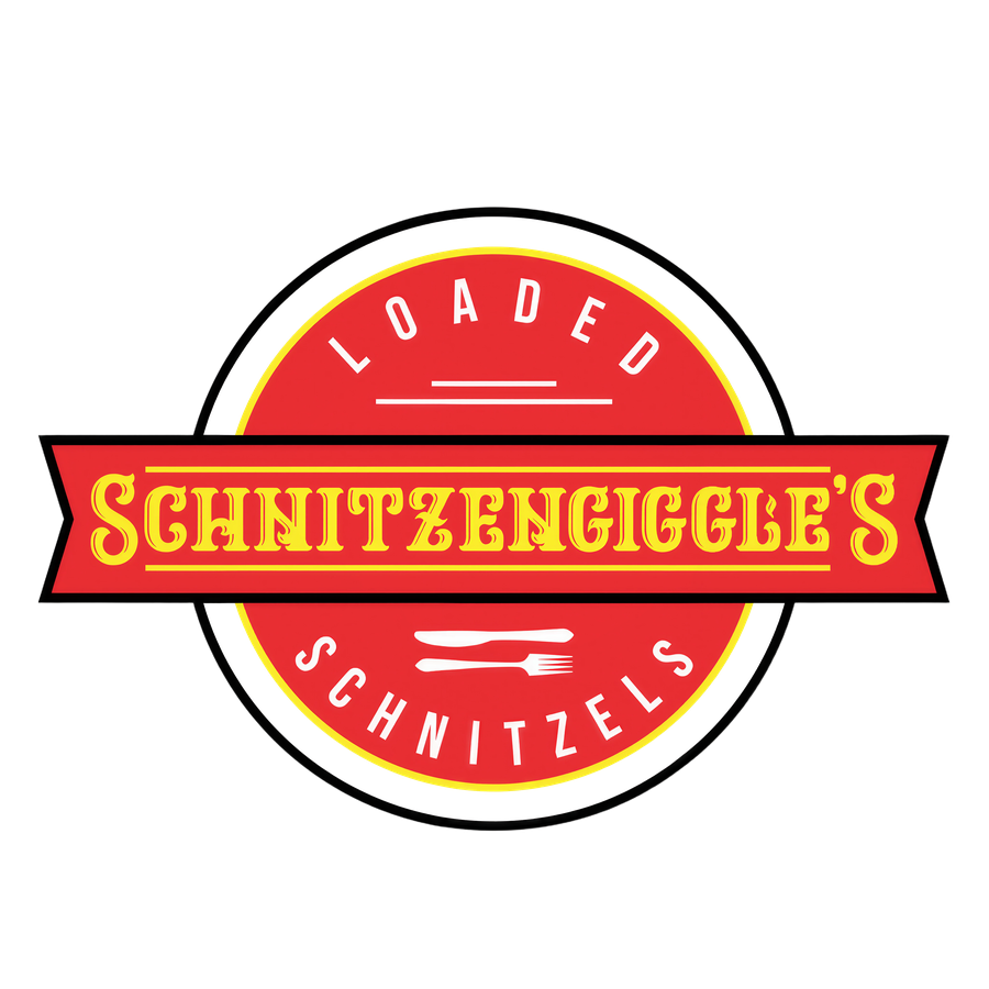 Schnitzengiggle's loaded schnitzels logo
